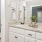a bathroom with a marble countertop